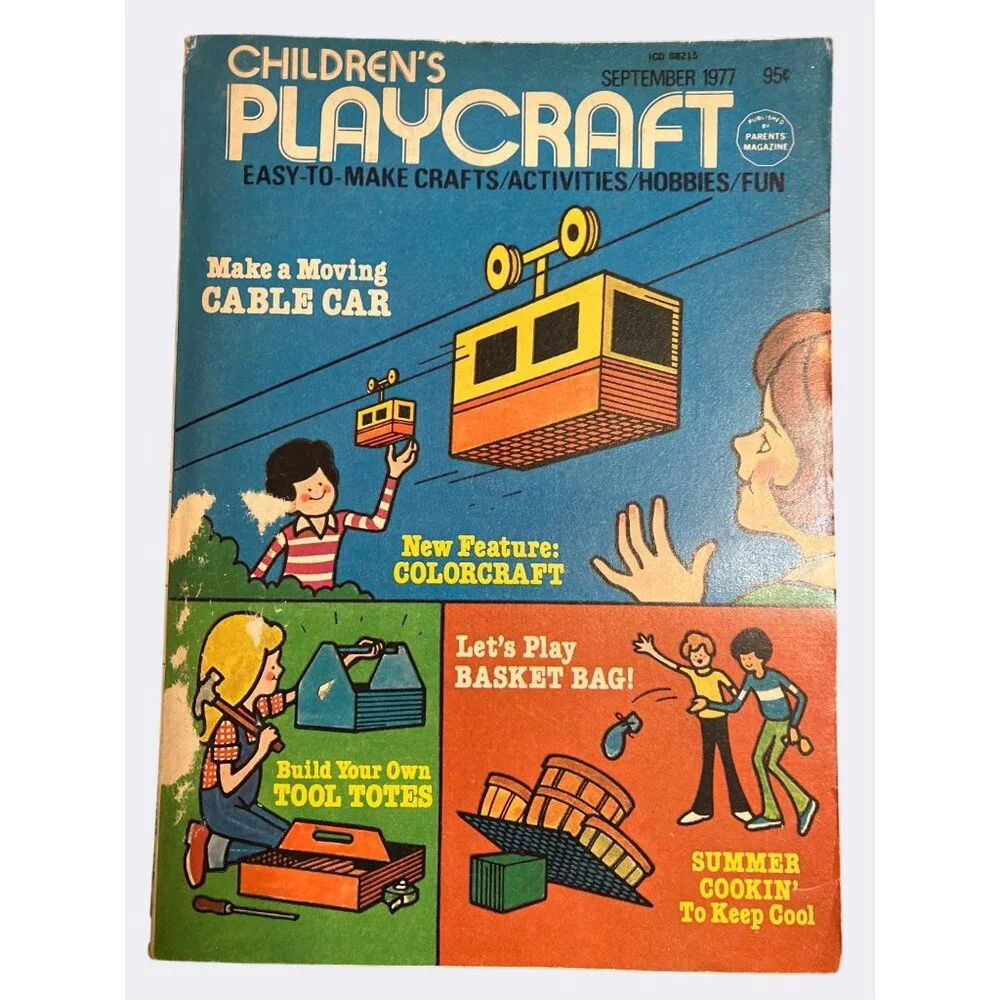 Childrens  Playcraft Magazine Vintage Sept 1977 Issue
